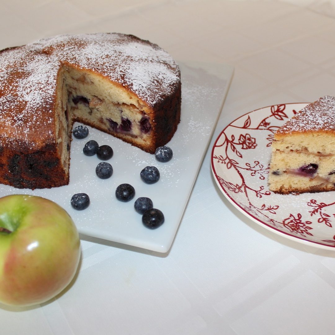 Blueberry Apple Coffee Cake