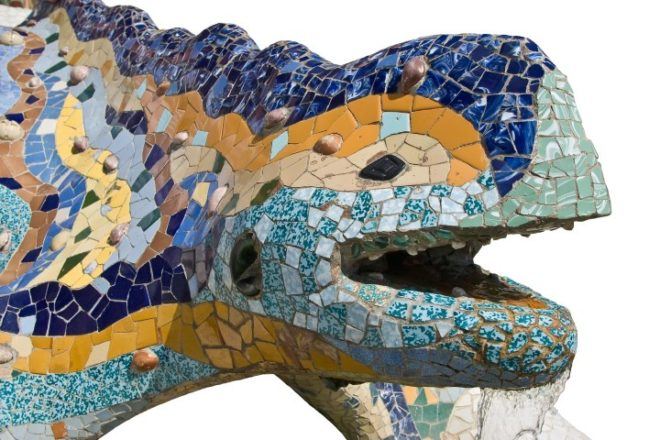mosaic chamaeleon