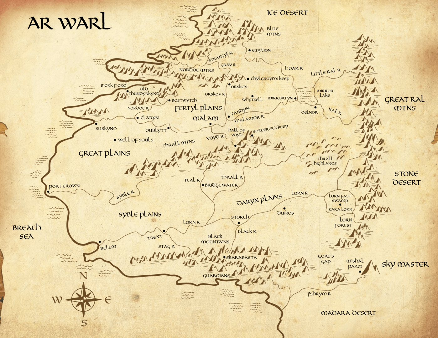 ArWarl Map